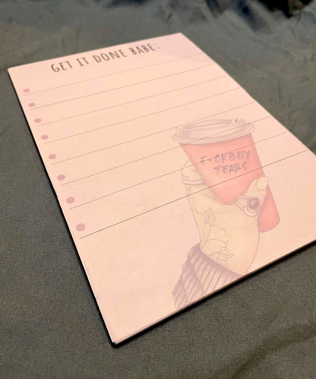 F*#!Boy Tears notepad