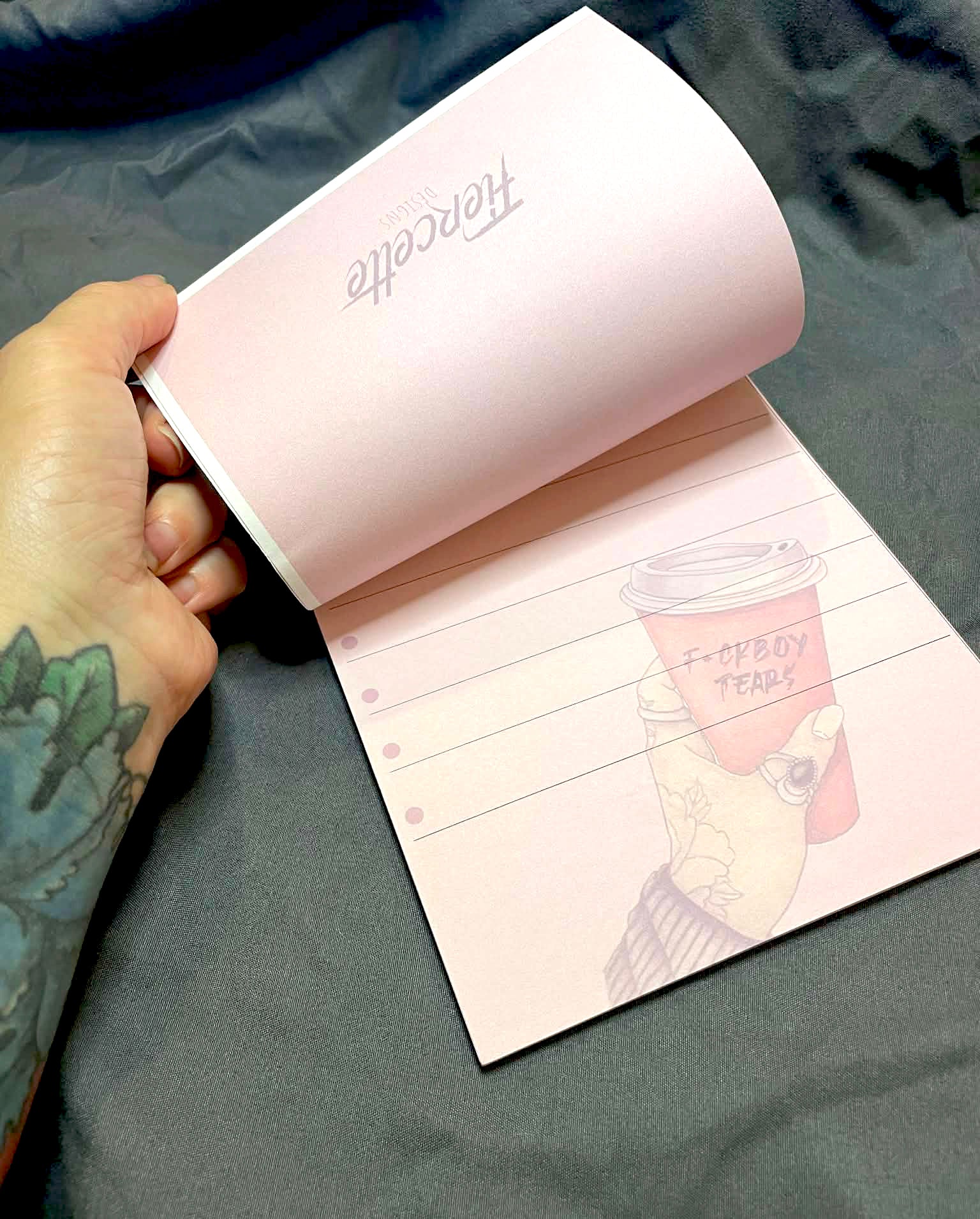 F*#!Boy Tears notepad