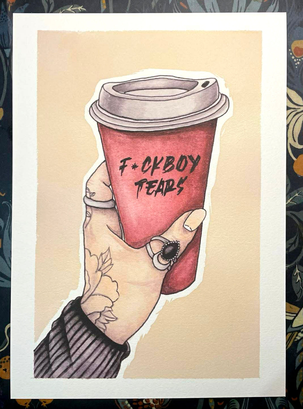 F*!#kboy Tears A4 print