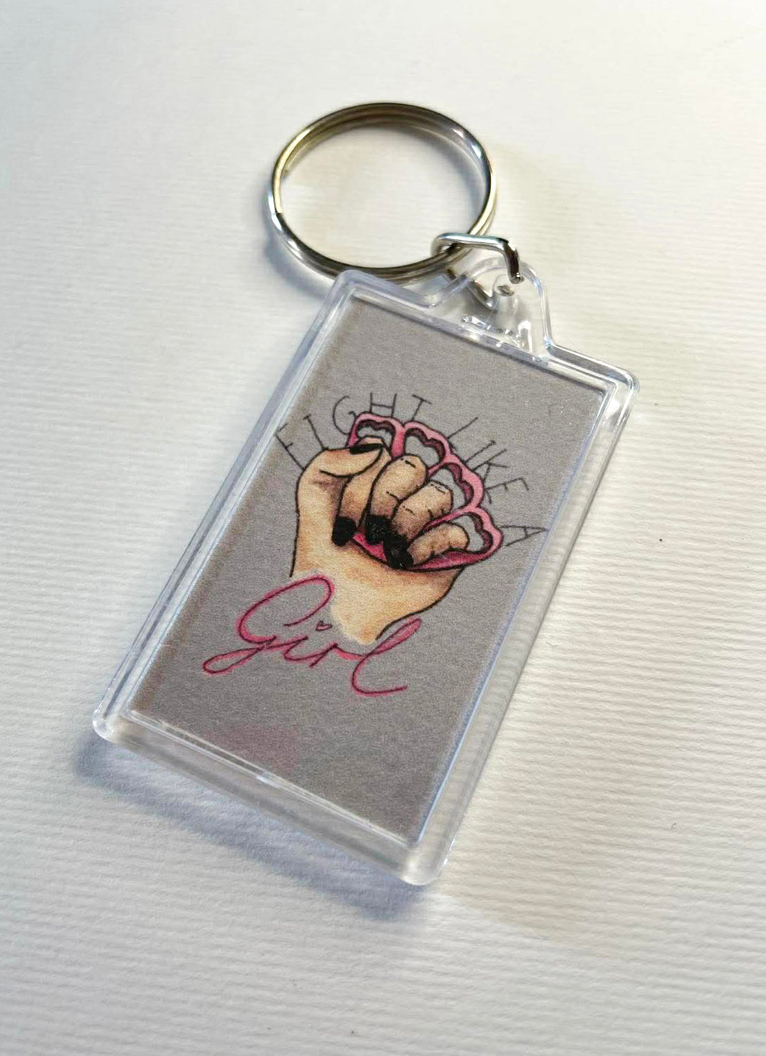Fight Like a Girl keyring
