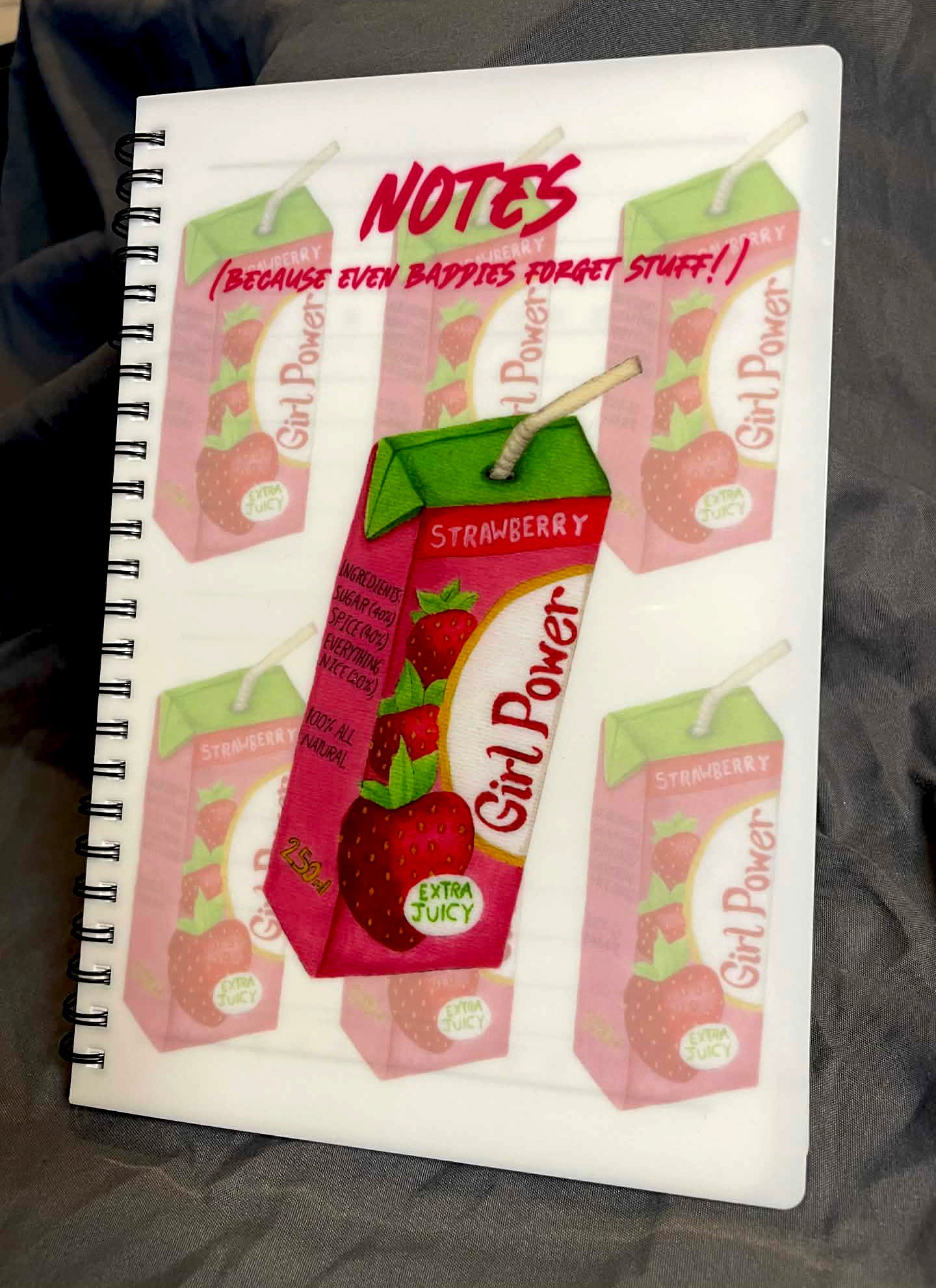 Girl Power Juice A5 notebook