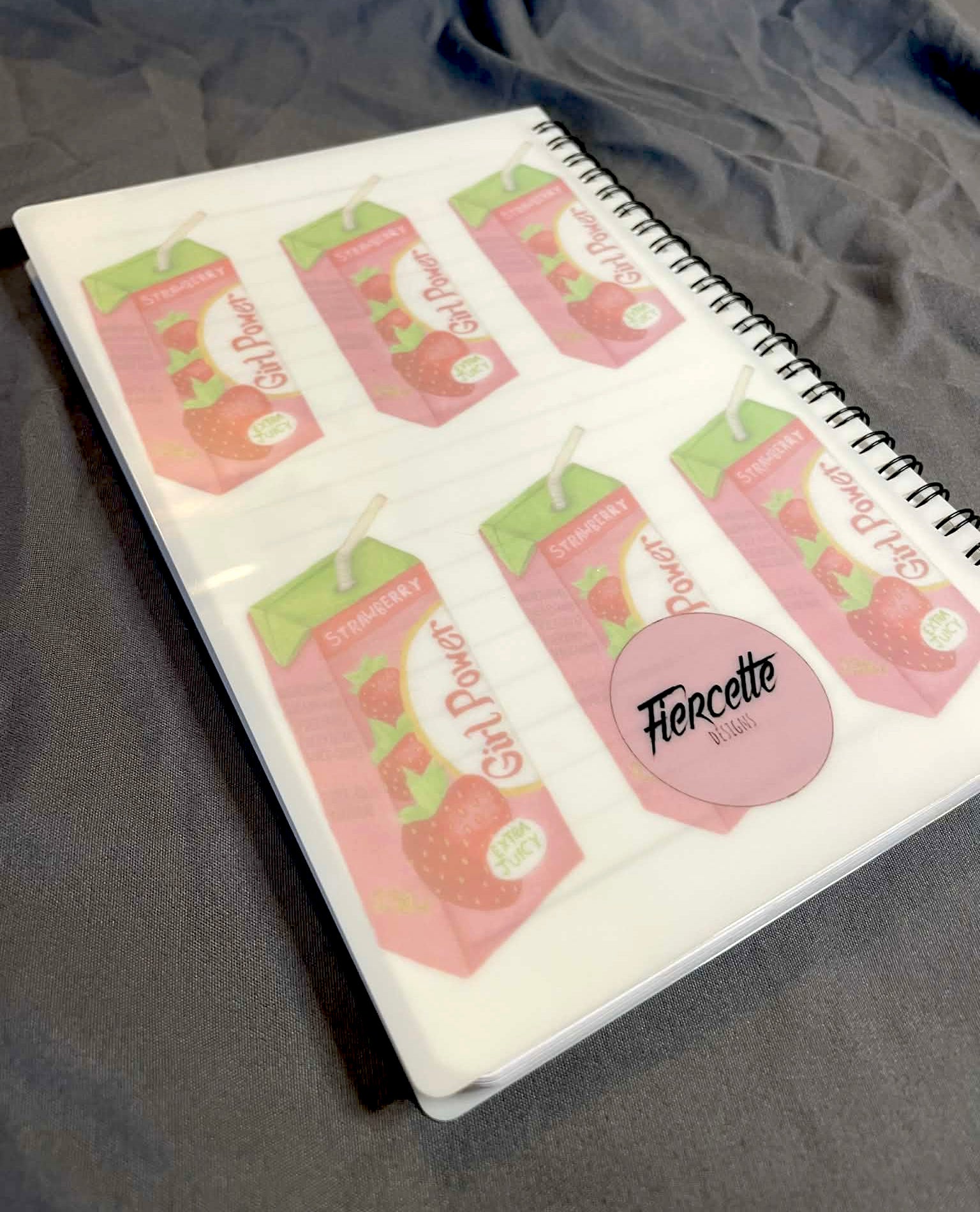 Girl Power Juice A5 notebook