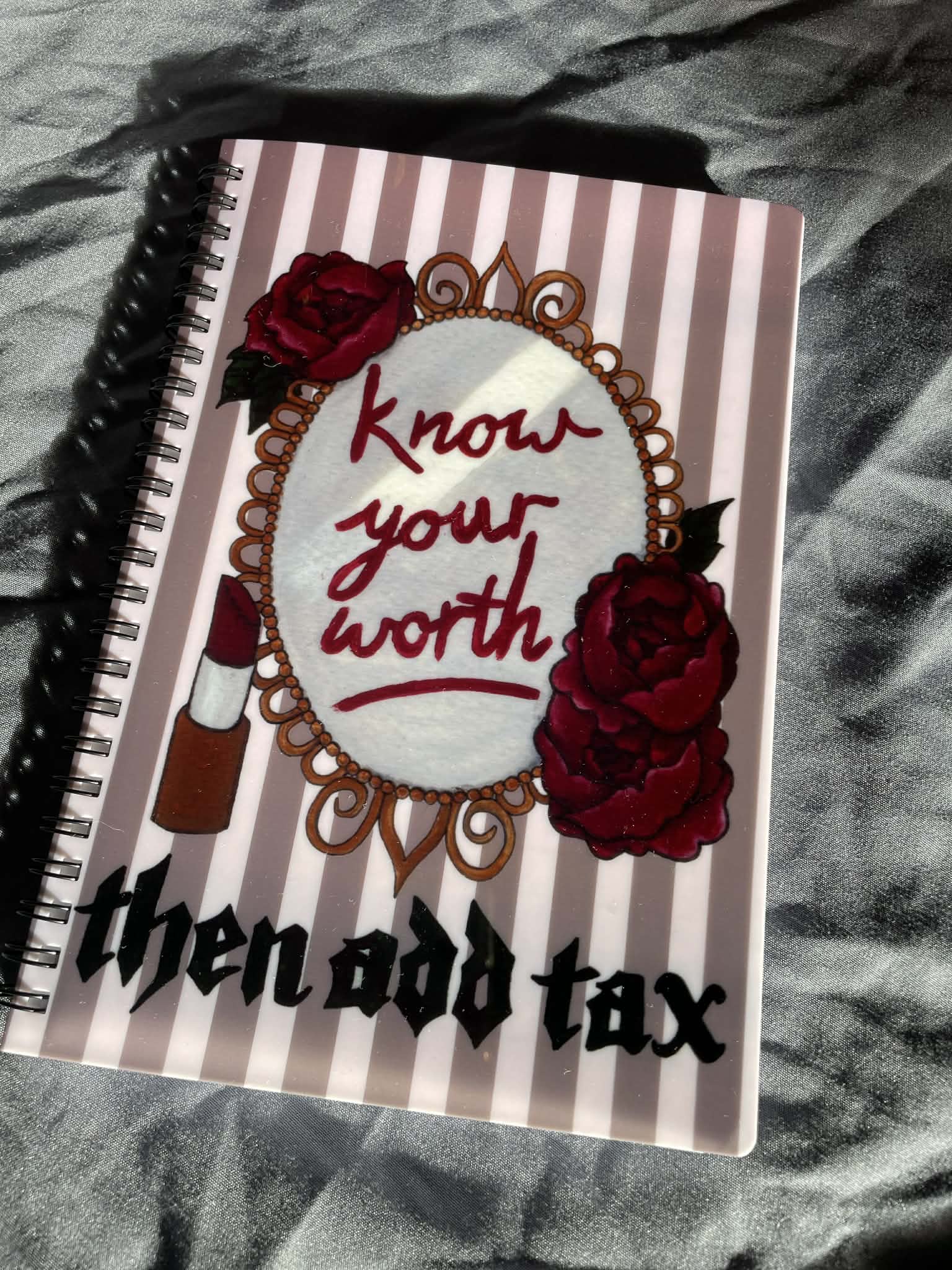 Know Your Worth A5 notebook