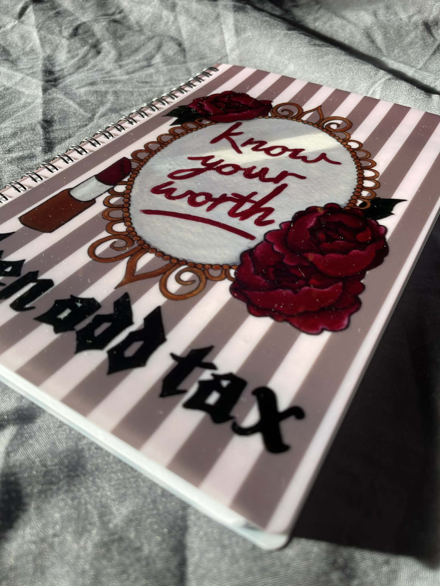 Know Your Worth A5 notebook