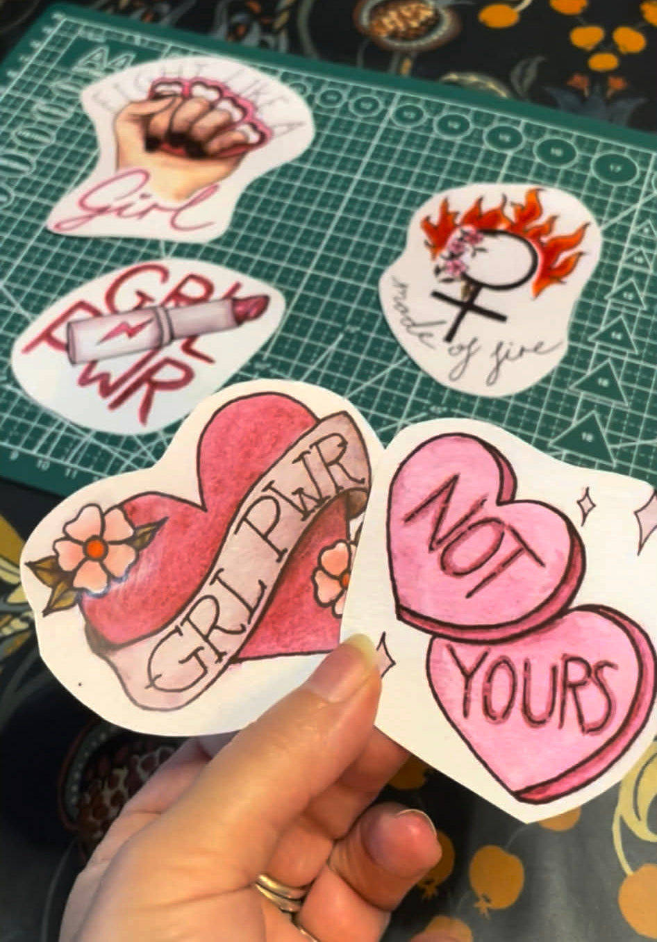 Grl Pwr sticker set
